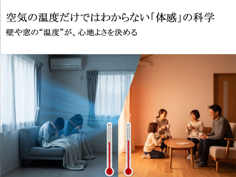 壁や窓の“温度”が、心地よさを決める